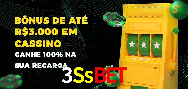 3Ssbet melhor bônus de depósito